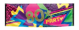 Picture of Banner 80's party 74x220cm